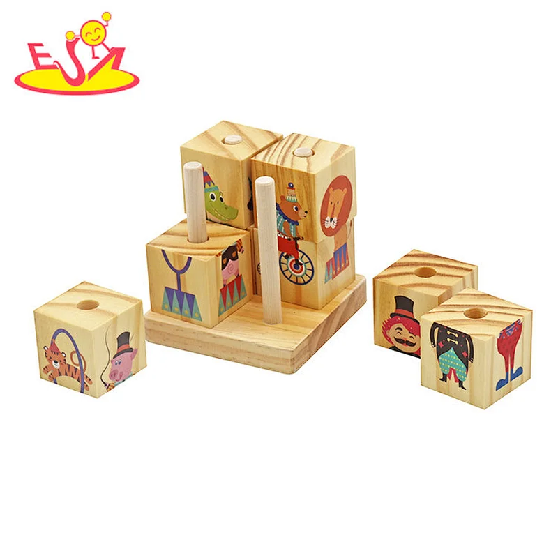 Neues Design Macaron niedliches hölzernes Spielküchenspielzeug für Kinder W10C582